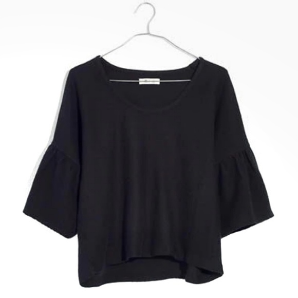 Madewell Tops - MADEWELL Texture & Thread gathered sleeve top S